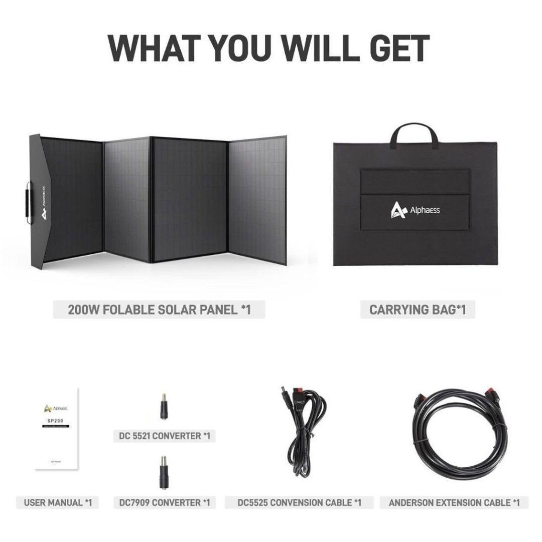 m*h様 折りたたみ式 ソーラーパネル 200W 新品未開封