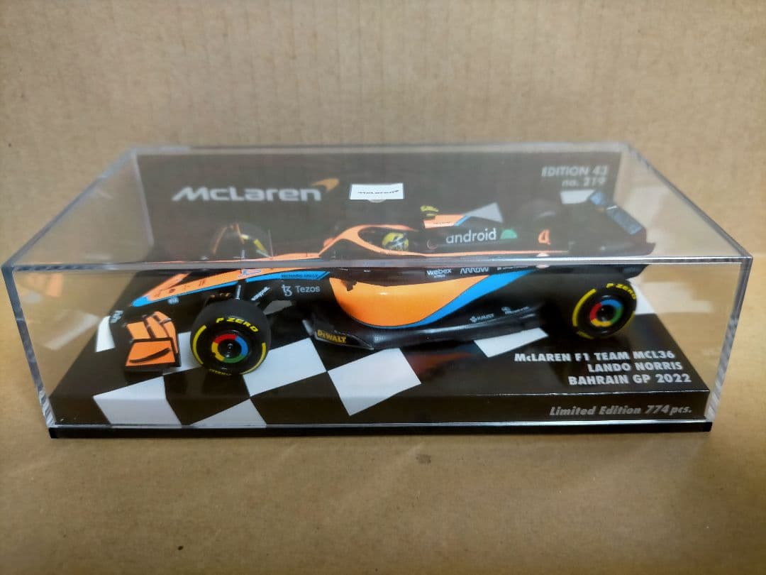 PMA 1/43 マクラーレン メルセデス F1 MCL36 ノリス 2022