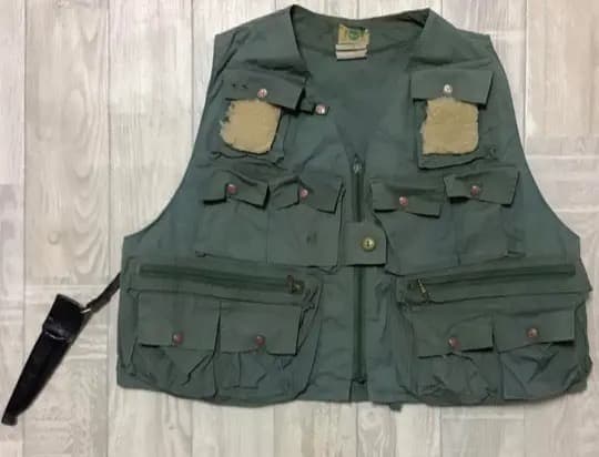 【VTG】イデアル社製フィッシングベスト!! 涙タロン・ロケットタロン!!　L