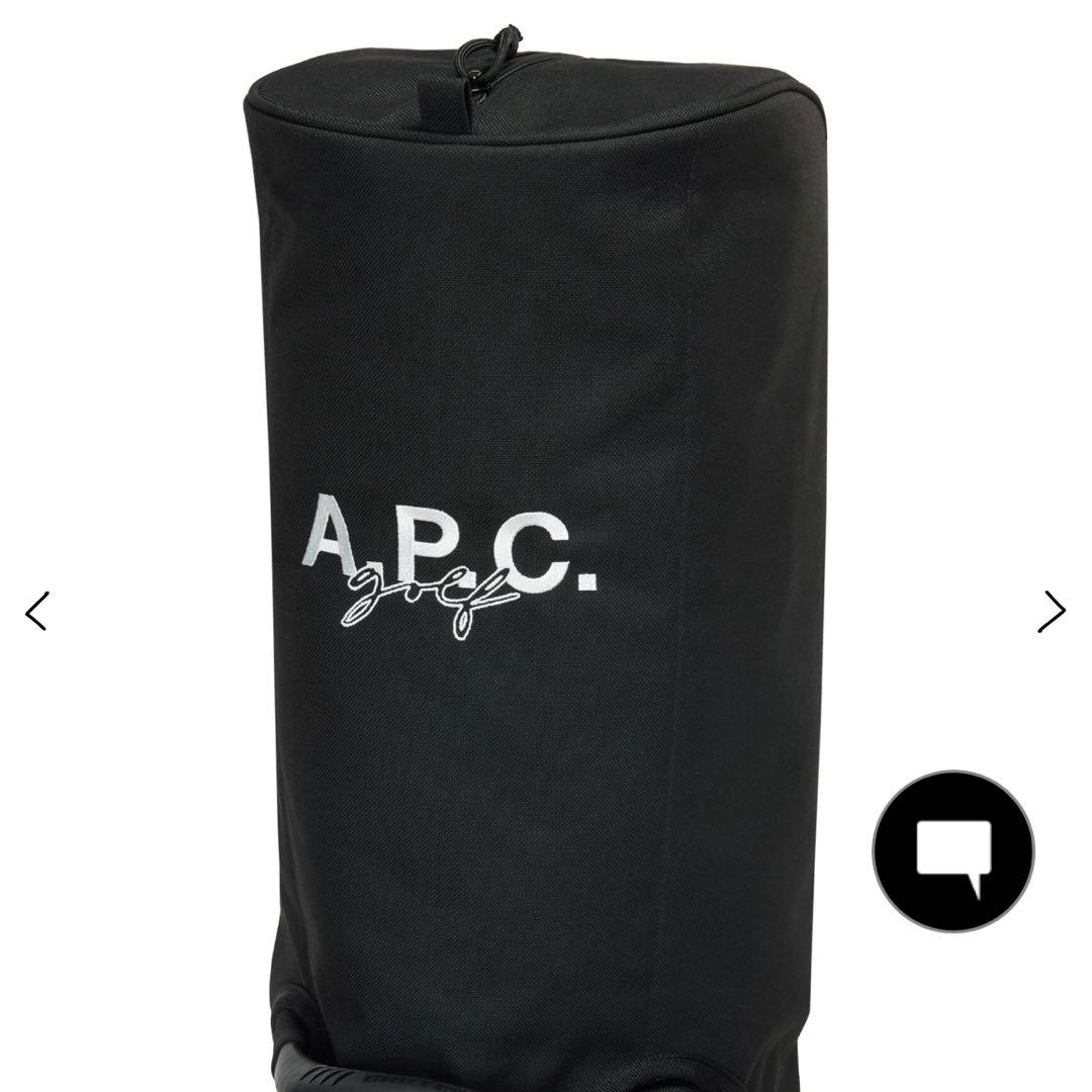 【新品未使用】A.P.C. ブリーフィング　ゴルフバッグ ブラック Fサイズ