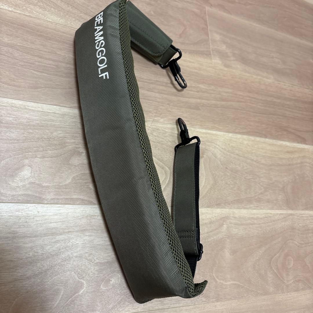 BEAMS GOLF バイカラー　エイトハーフ　キャディバッグ　自立式