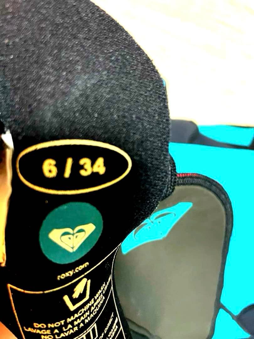 Roxy フルスーツ 6/34 ブラック/ブルー