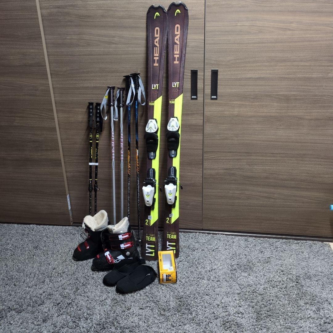 HEAD TEAM SUPERSHAPE ポール3本、靴、カバー6点セット