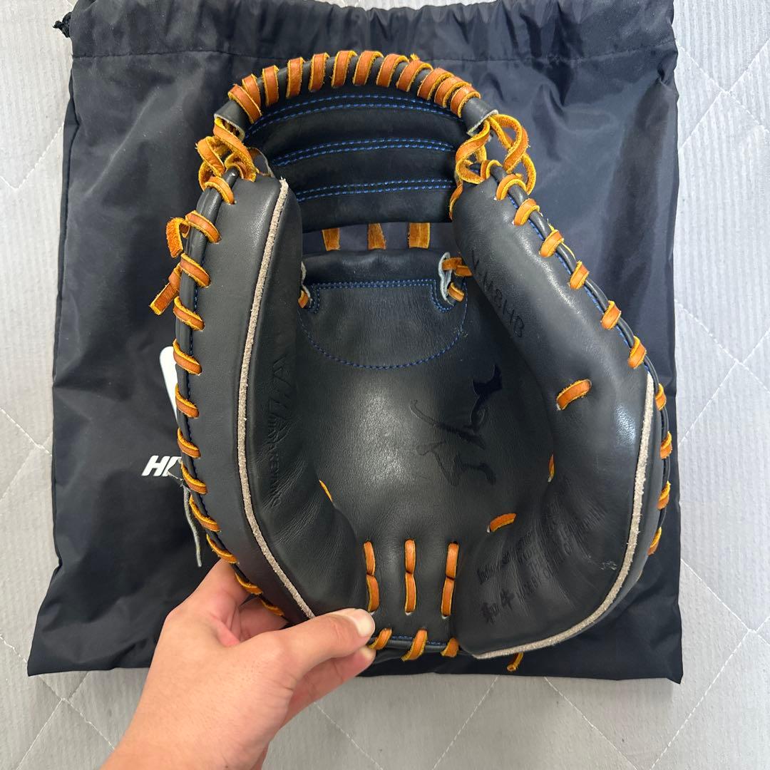 【新品】ハタケヤマ硬式用キャッチャーミット