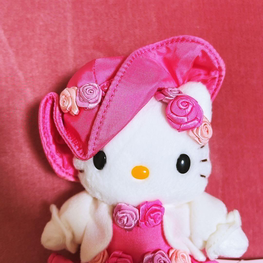 希少レア　ハローキティ　ぬいぐるみ　パステル　2004年製 サンリオ　平成レトロ