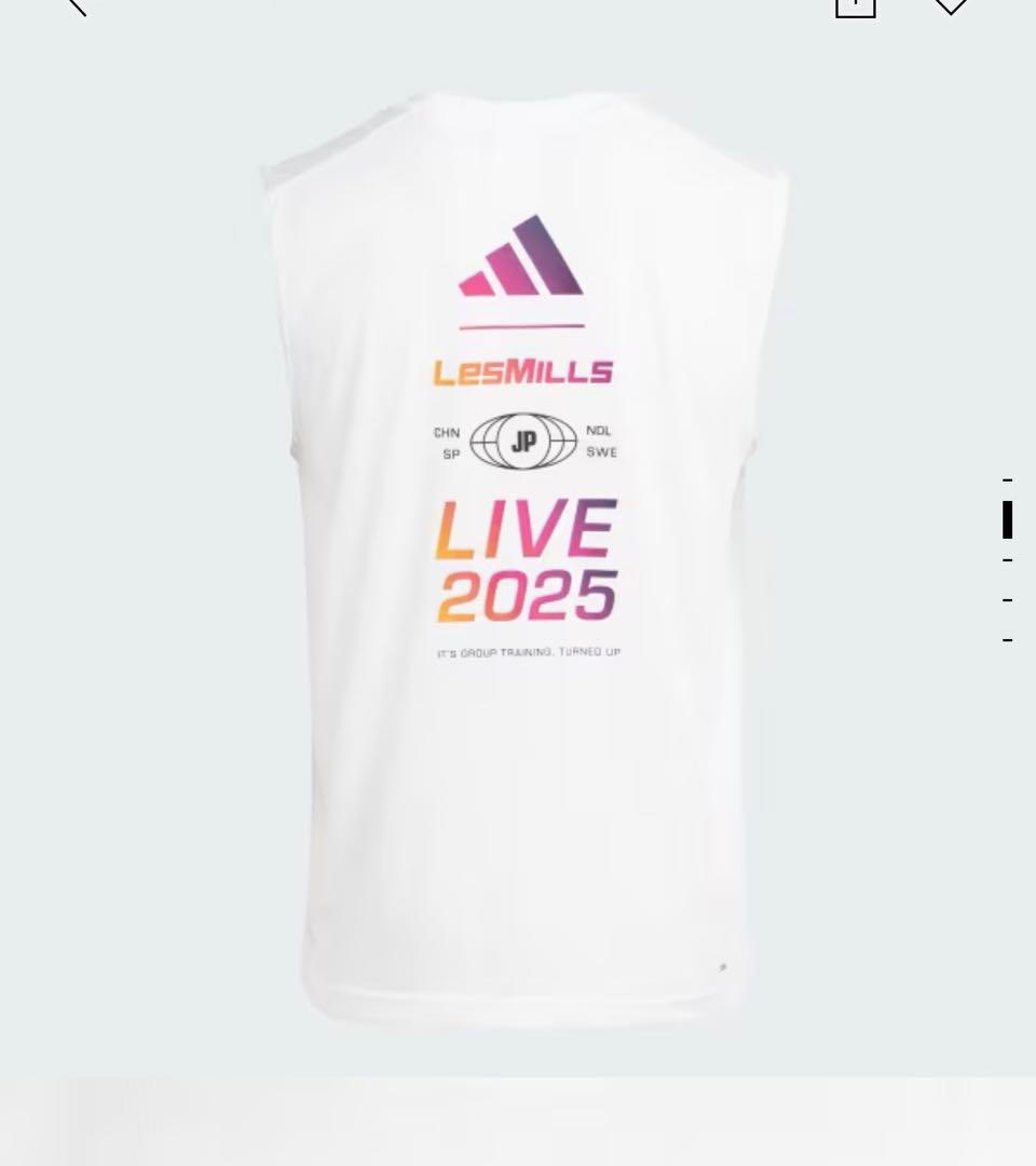 adidas LesMills LIVE 2025 タンクトップ S 2枚セット