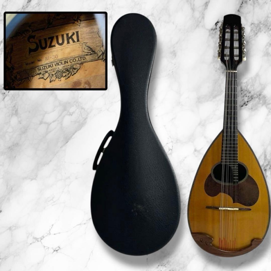 【極美品】SUZUKI M-30 マンドリン スズキ ハードケース付き ⑤