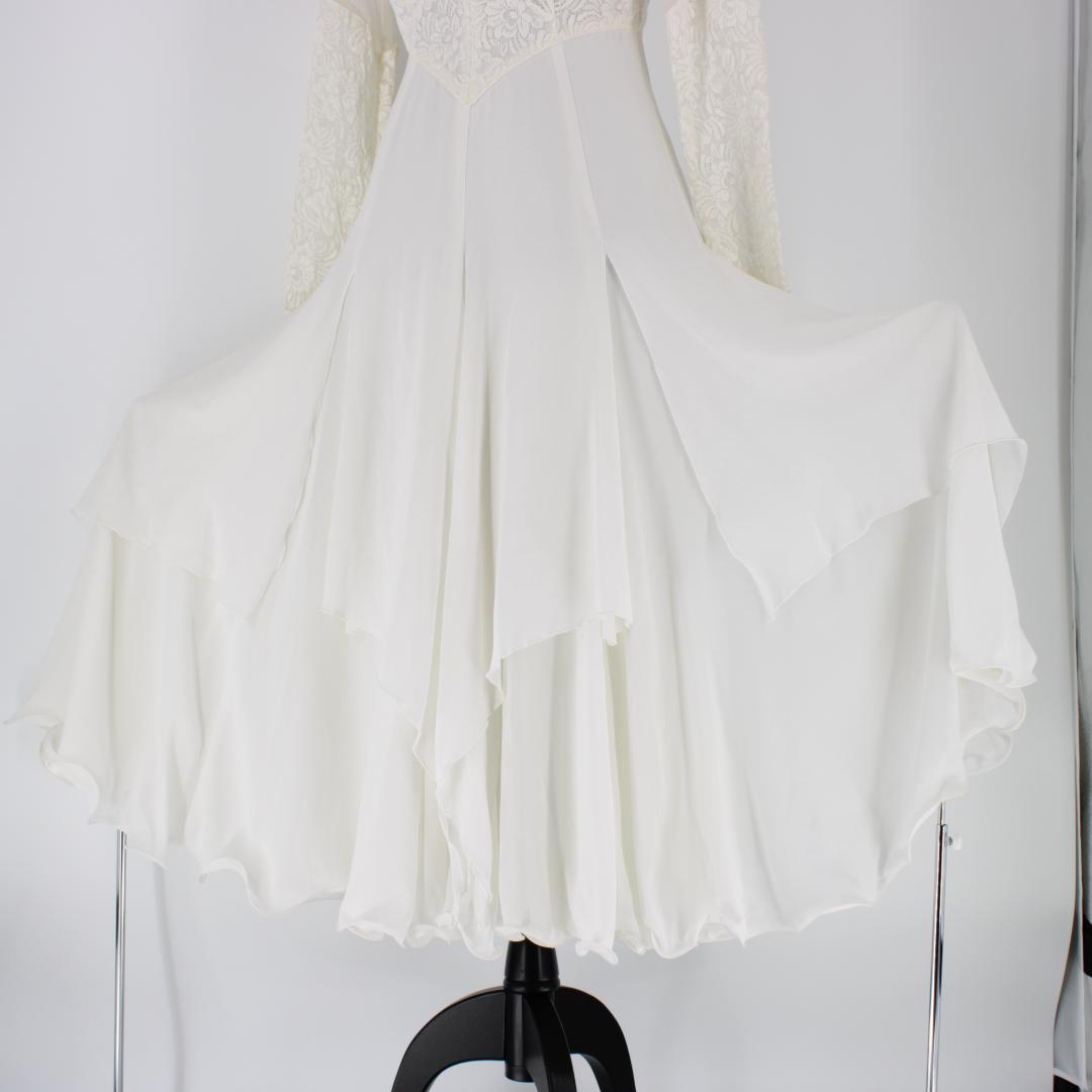 【美品 日本製社交ダンス衣装】ワンピース ドレス PAPILLON パピヨン