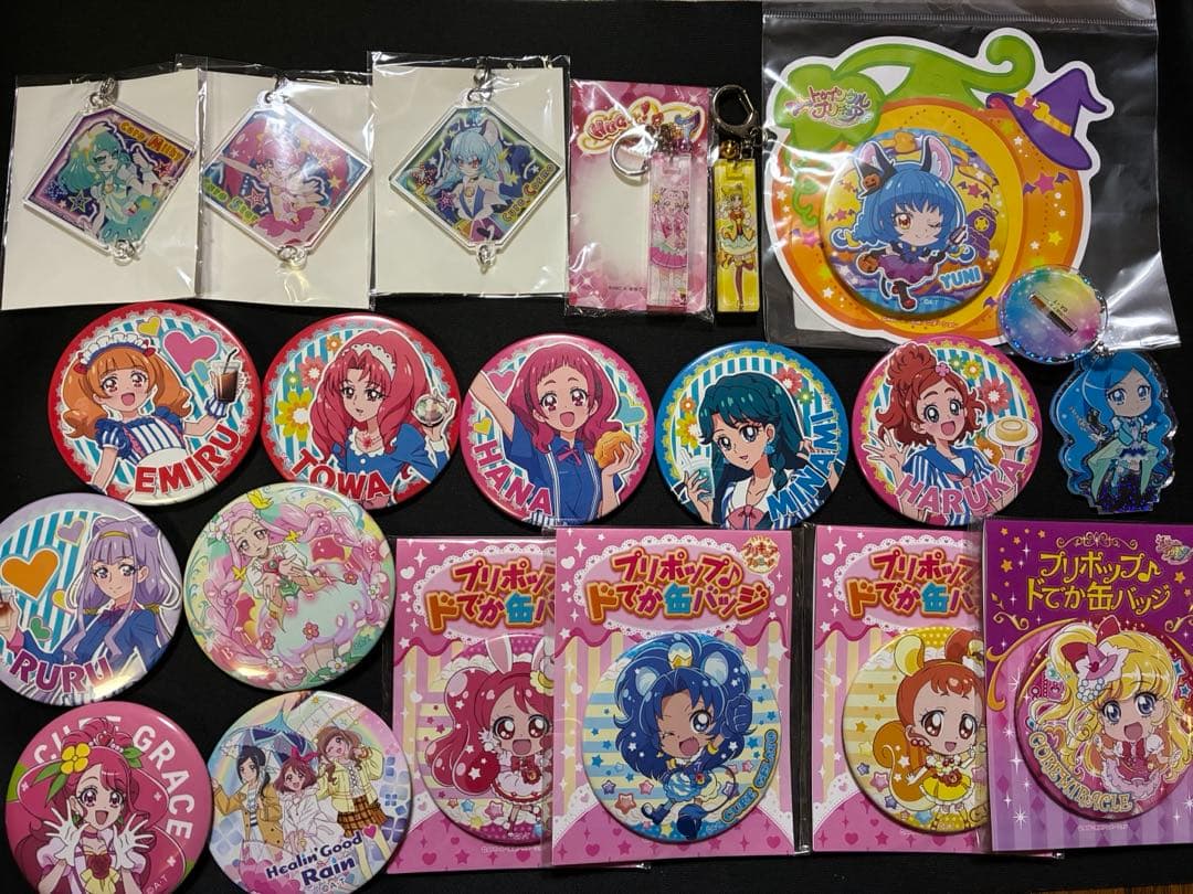 プリキュア　ローソン プリポップ　ドデカ　缶バッジ