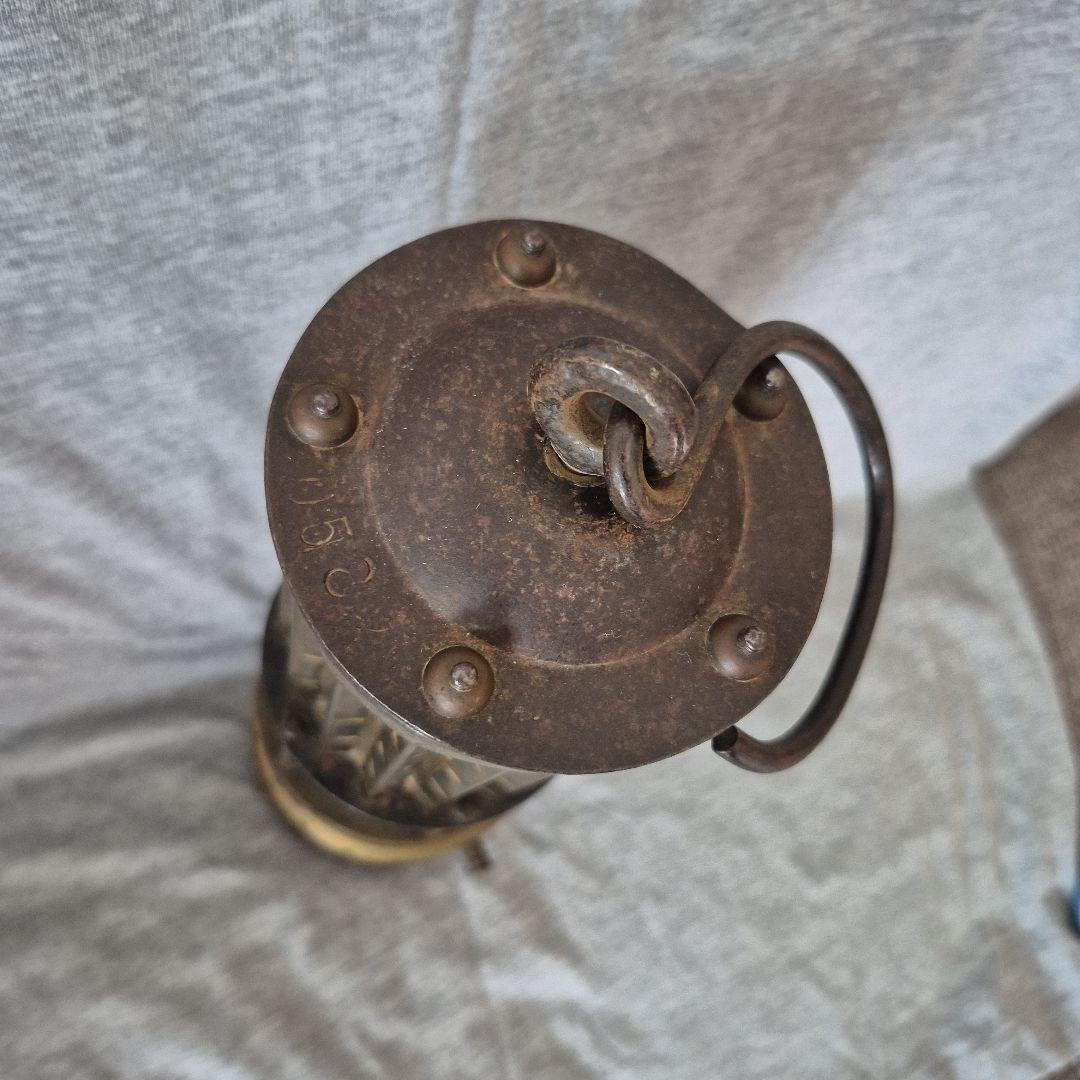 骨董 本多式標準型瓦斯検定燈 炭鉱ランプ ランタン アンティーク