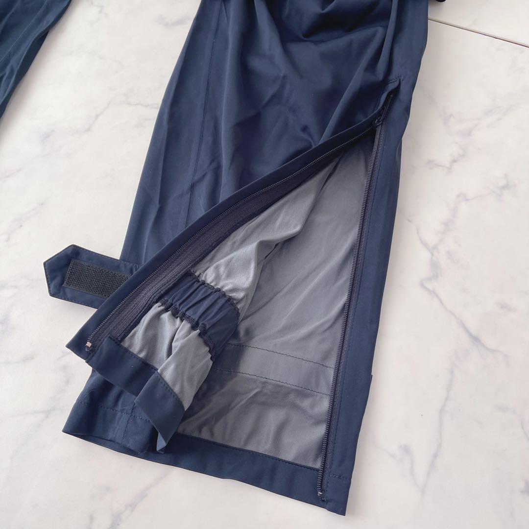 【未使用級】23区ゴルフ レインウェア セットアップ 上下 ネイビー M〜L