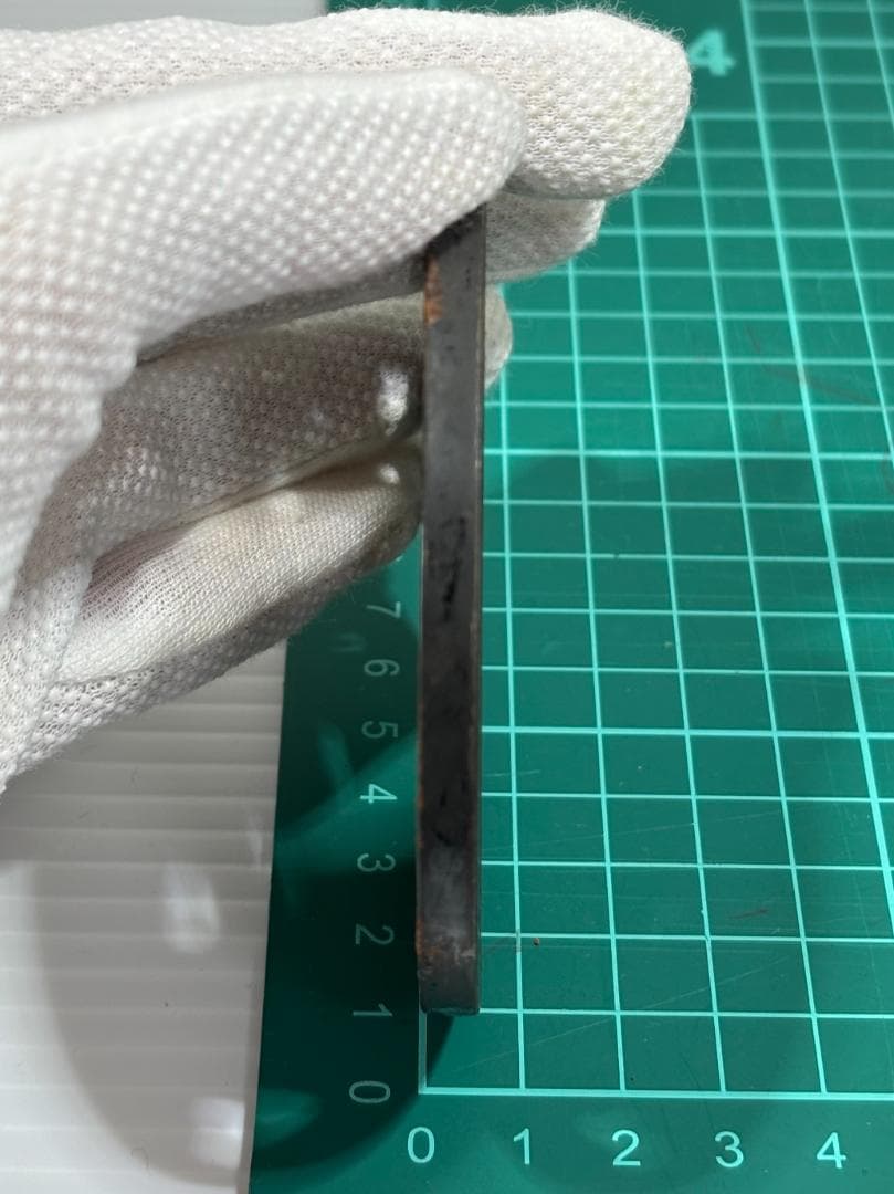 鍔(つば)　鉄製　日本刀　佐々木信重　明治時代　アンティーク