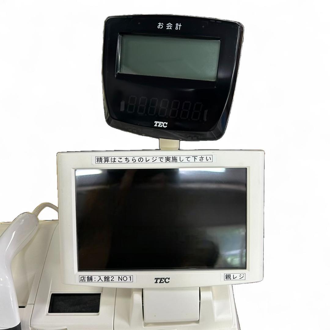 TEC東芝テック FS-2055 レジスター バーコードリーダー付 動作確認済③