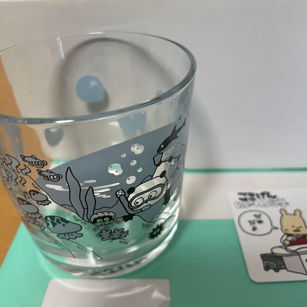 ごきげんぱんだ オリジナルグラス 限定 nanaco カード にしむらゆうじ