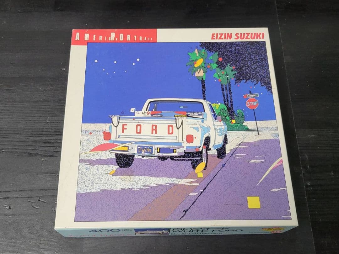 EIZIN SUZUKI ジグソーパズル 鈴木英人 400ピース 白いフォード