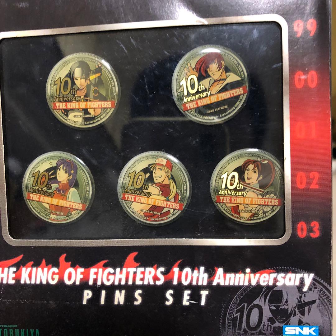 KOF10周年記念ピンズセット