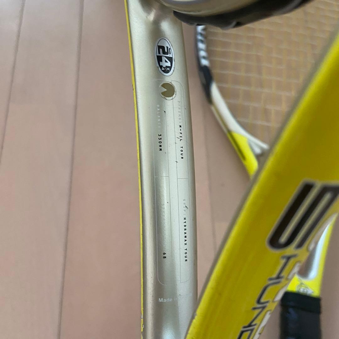 【安心メルカリ便】ラケット2本　ダンロップ　黄色　カバー付き