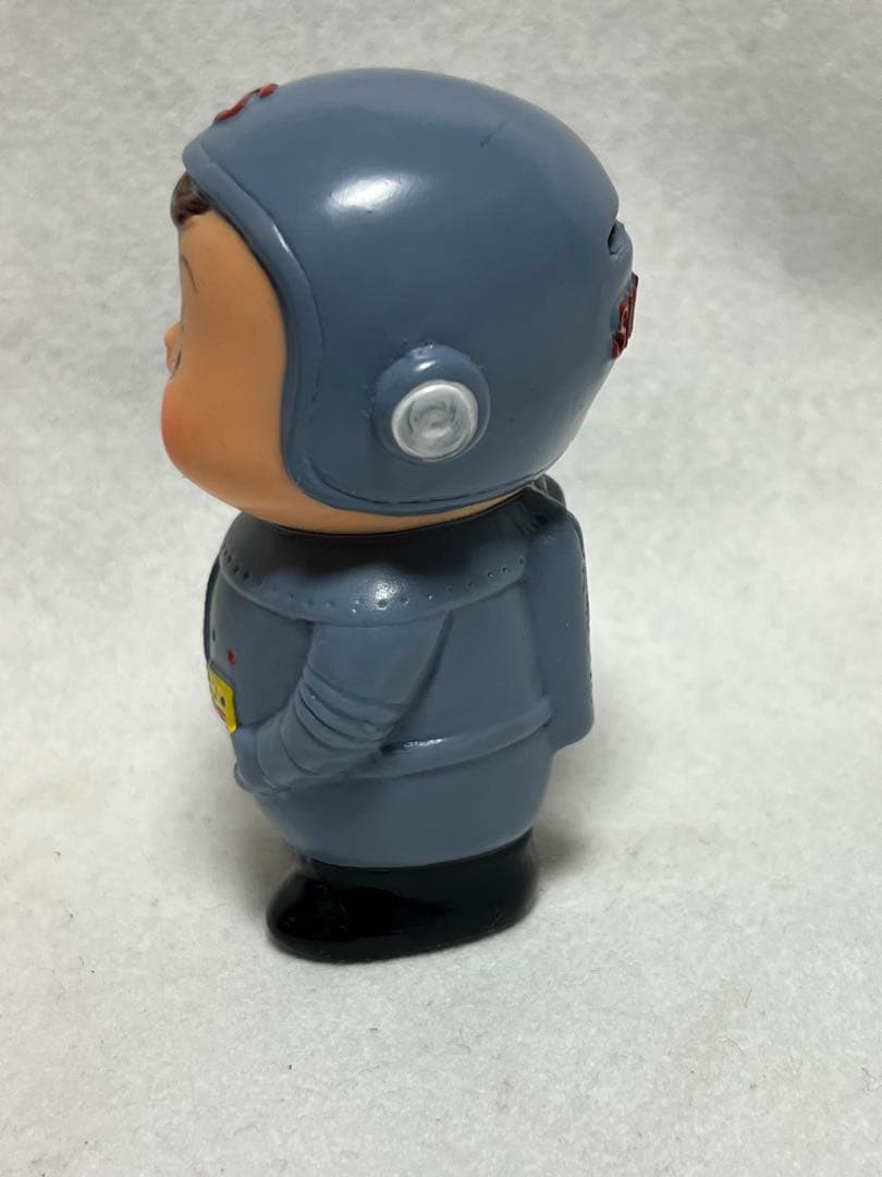 新品未使用　昭和レトロ　当時物　滋賀銀行　ソフビ　しがちゃん　貯金箱　宇宙服