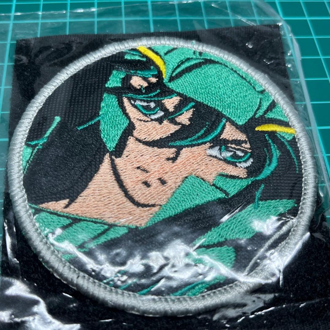 聖闘士星矢 ドラゴン紫龍 刺繍ベルクロパッチ 約10cm