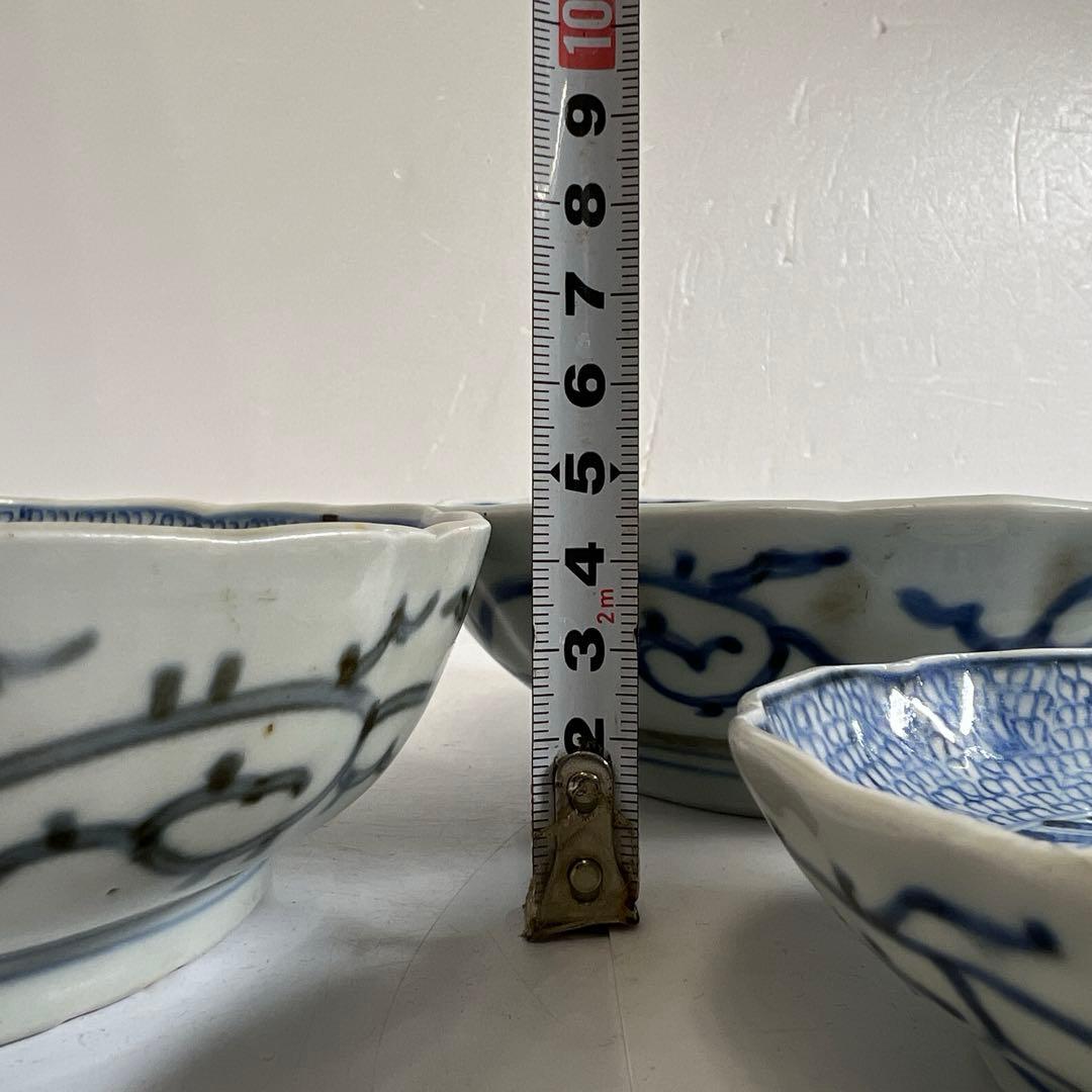 古伊万里　染付　蛸唐草等　東な7-1221①