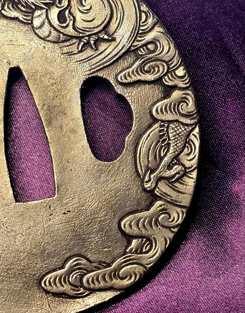 雲龍鍔　大刀用　刀装具