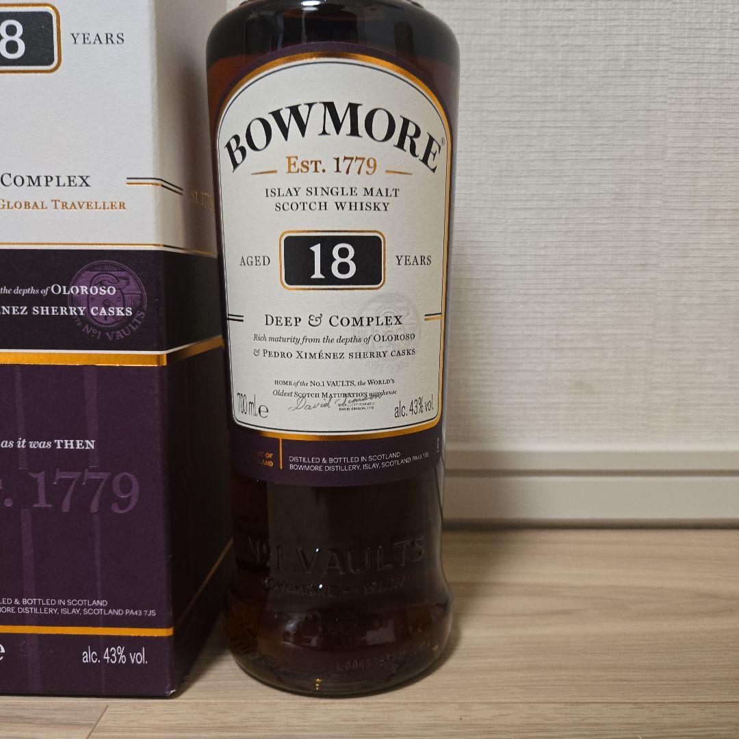 BOWMORE ボウモア ディープ＆コンプレックス 18年 アイラ