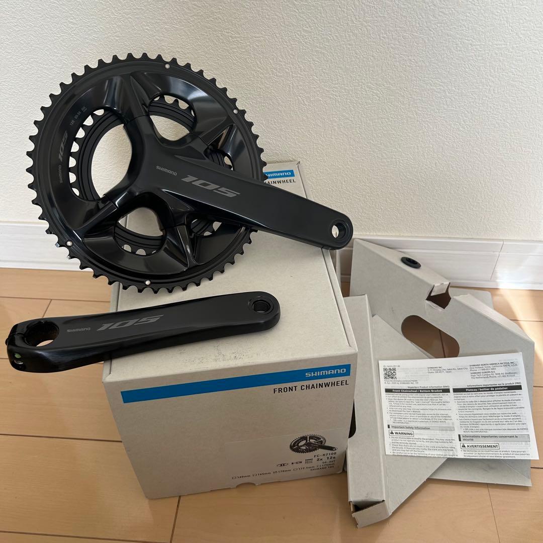 新品未使用 シマノ 105 FC-R7100 12s 170mm 50-34T