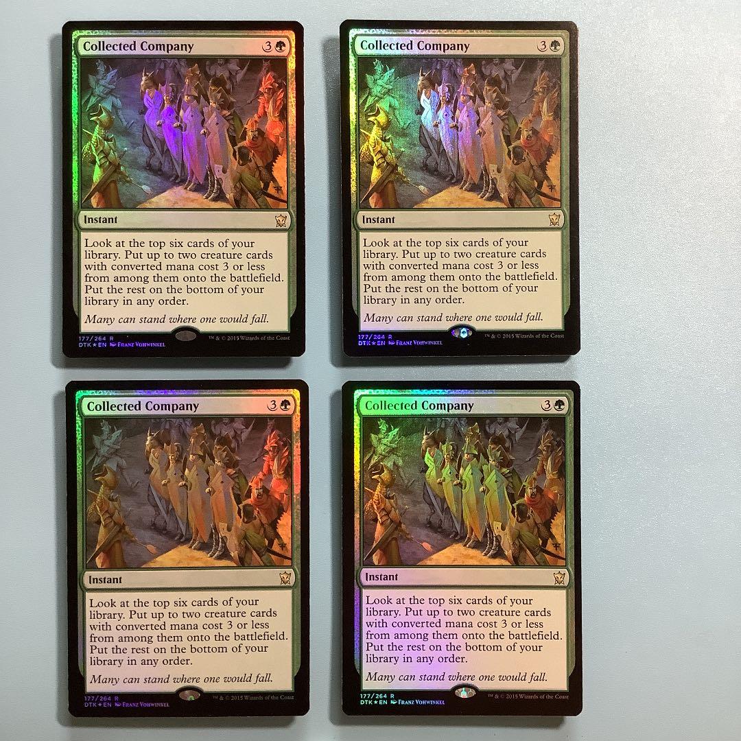 集合した中隊/Collected Company DTK英語4枚セット