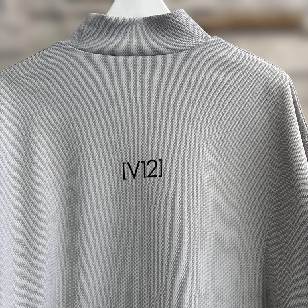 v12 モックネックシャツ　サイズL 2025秋冬モデル