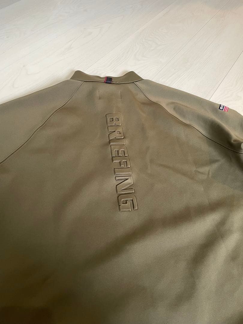 BRIEFING ブリーフィング 3Dロゴ ハーフジップ