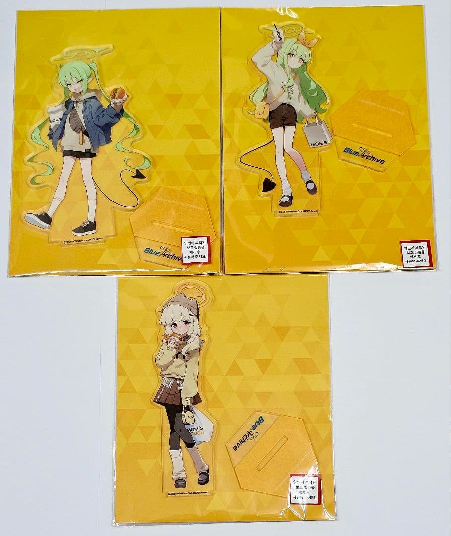 ノゾミ ヒカリ アオバ　アクスタ3点【ブルーアーカイブ　マムズタッチコラボ】