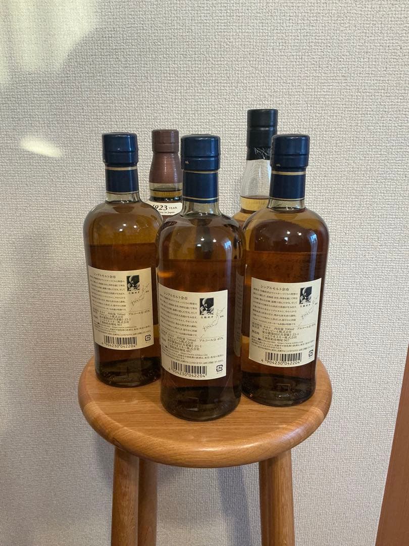 山崎・余市・イチローズモルト5本セット