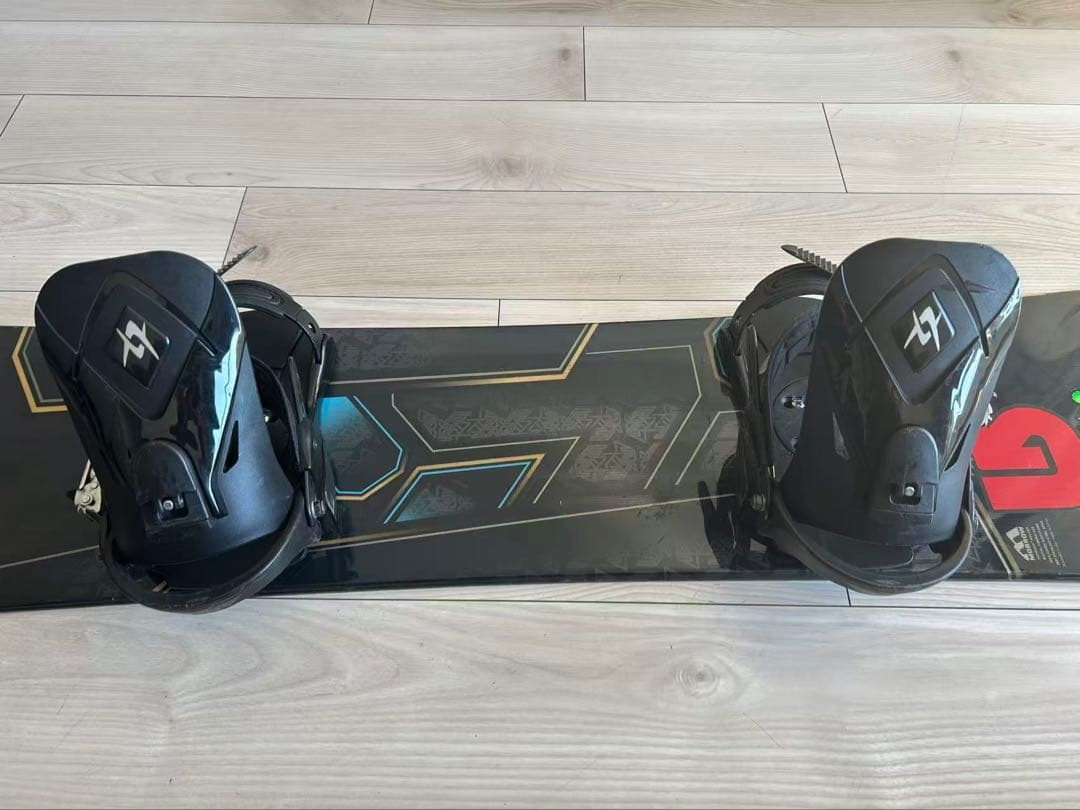 スノーボード 板 150cm ブーツ セット バインディング ワックス 付き