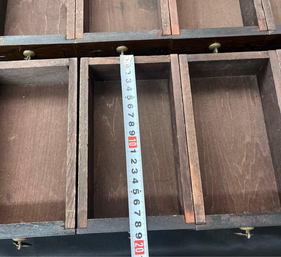 桃*郎様 李朝家具　ヤクジャン　薬箪笥　小引き出し　彫文字　飾り金具　ヂェスト