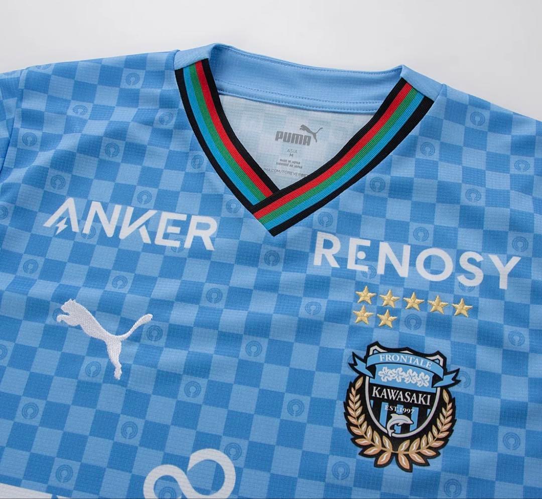2024 川崎フロンターレ 1st ユニフォーム　２ＸＬ　天皇杯マーク加工