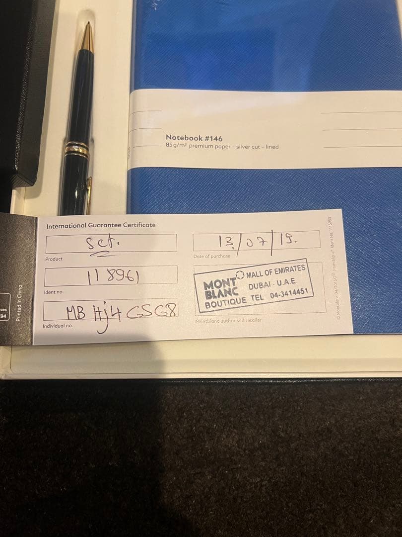 Montblanc ノートブック #146 とシャーペン セット(アウトレット)