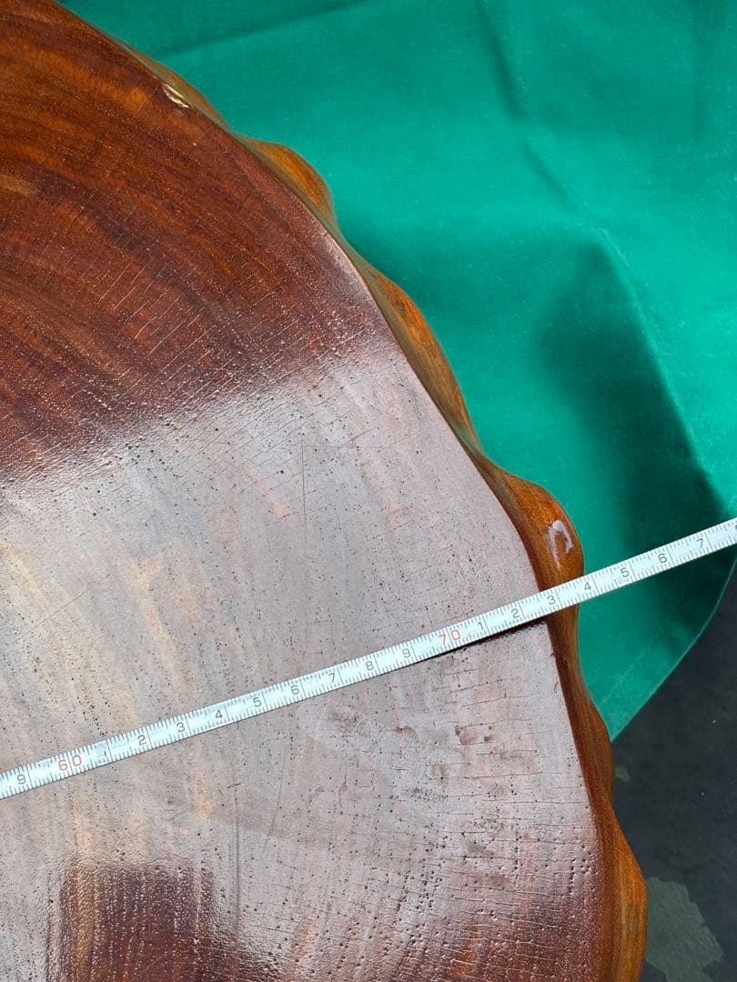 切株台　一枚板　鉢置き台　花台　盆栽台　飾り台　 座卓　蚤の市　骨董品 木製