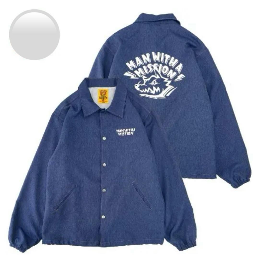MAN WITH A MISSION デニム風コーチジャケット