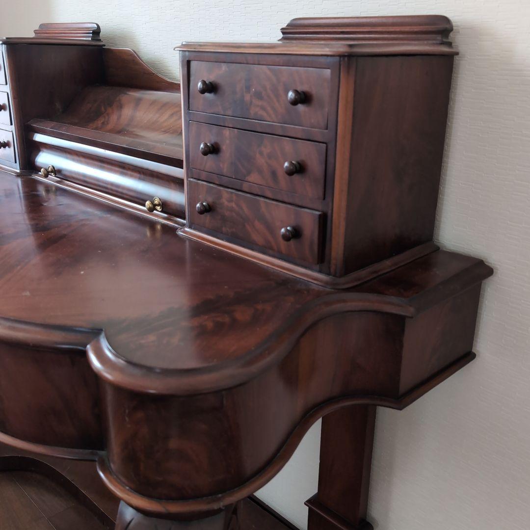 アンティーク木製文机 西洋 大正