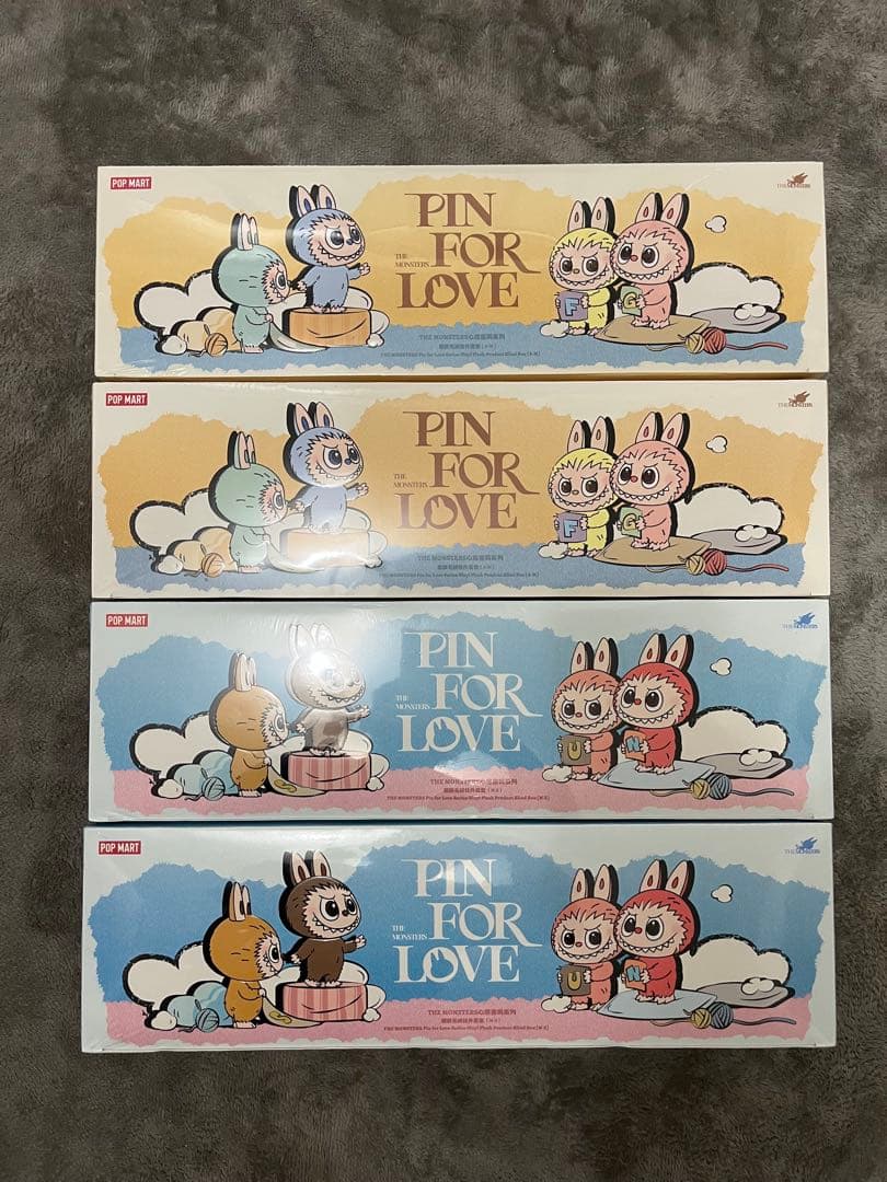 ラブブ PIN FOR LOVEぬいぐるみ(A-M) アソートボックス 5box