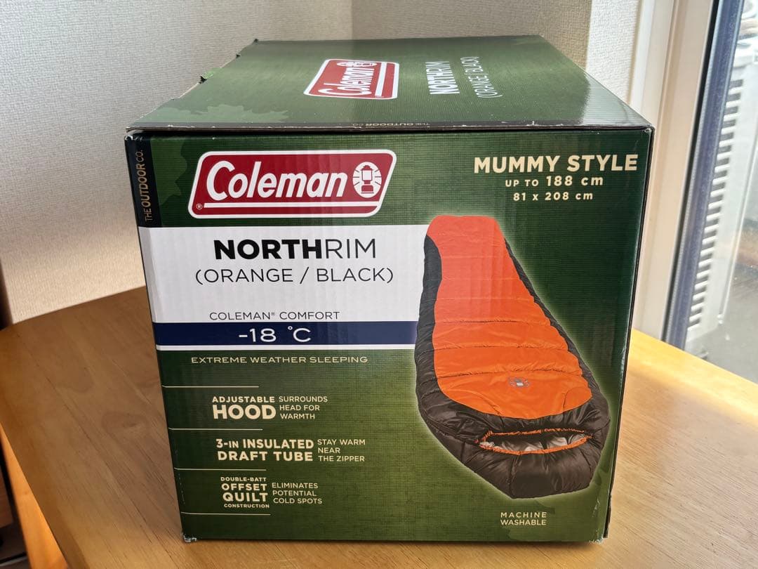 コールマン　coleman ノースリム　northRIM シュラフ　寝袋　冬用①