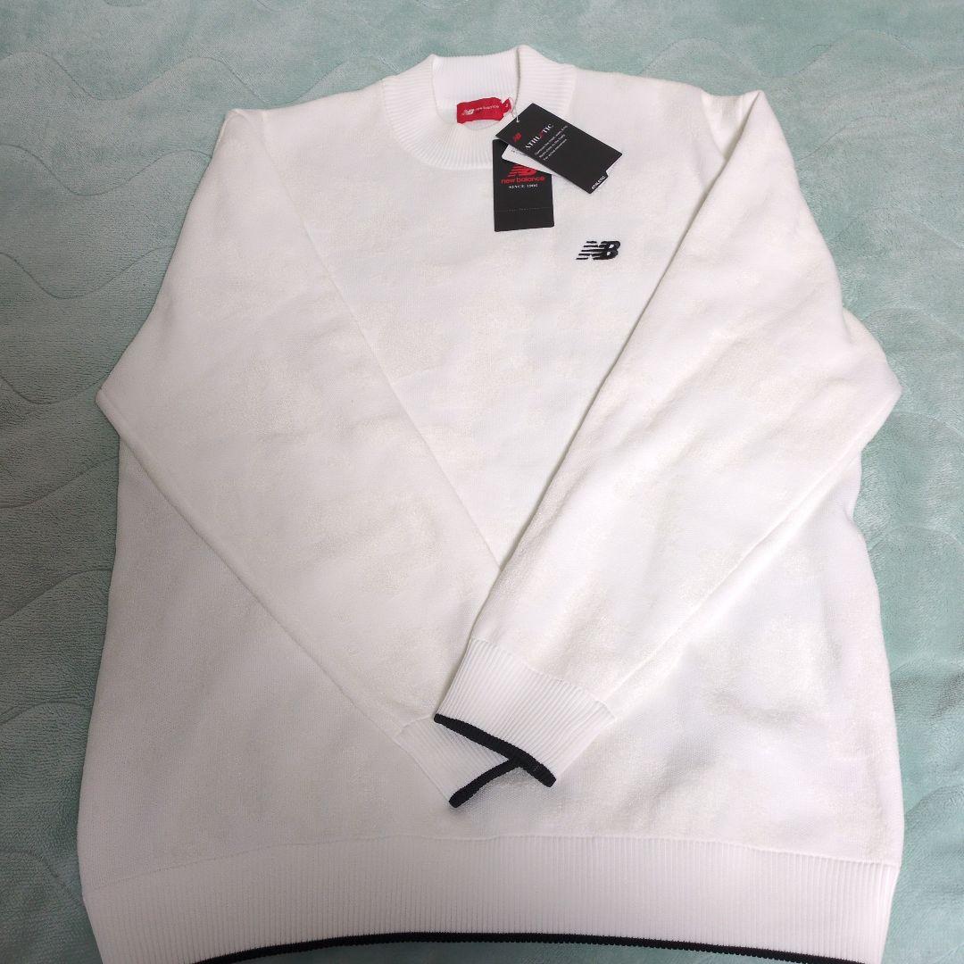 New Balance ホワイトセーター クルーネック