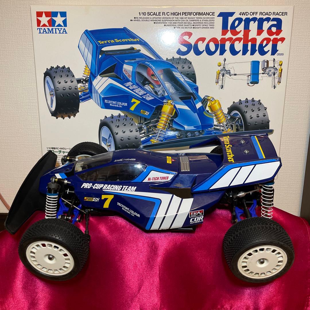 タミヤ　スコーチャー（2020） 1/10 電動RC opダンパー　タイヤ付き