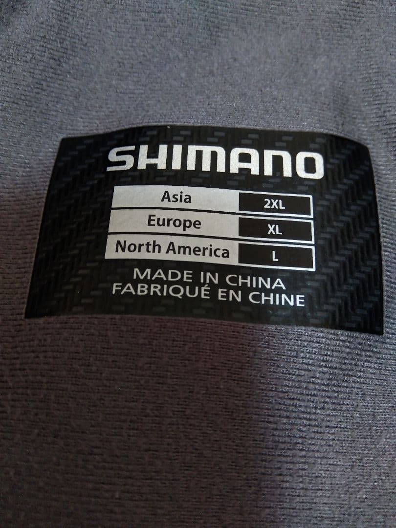 シマノ 防寒着 防寒中着 フィッシングウエアー 2XL ブラック