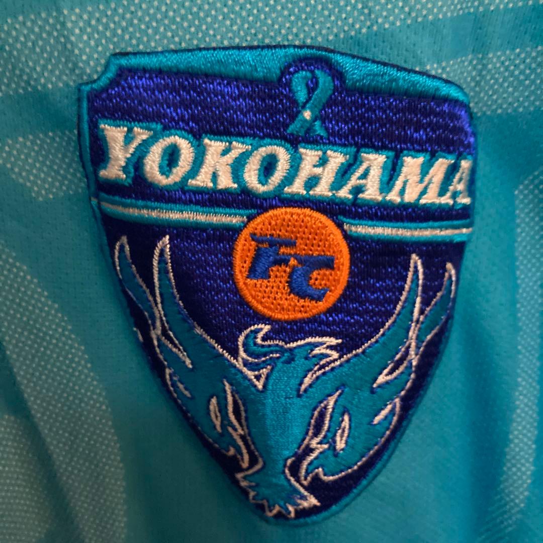 横浜FC 2006サッカーユニフォーム 小野智吉18 Jリーグ　サイン入り　長袖