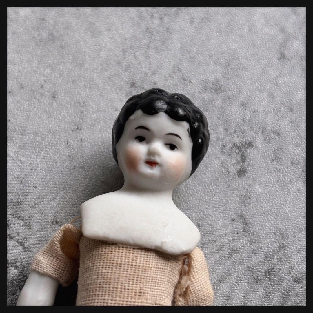 アンティーク 小さなチャイナヘッドドールＢ ビスクドール