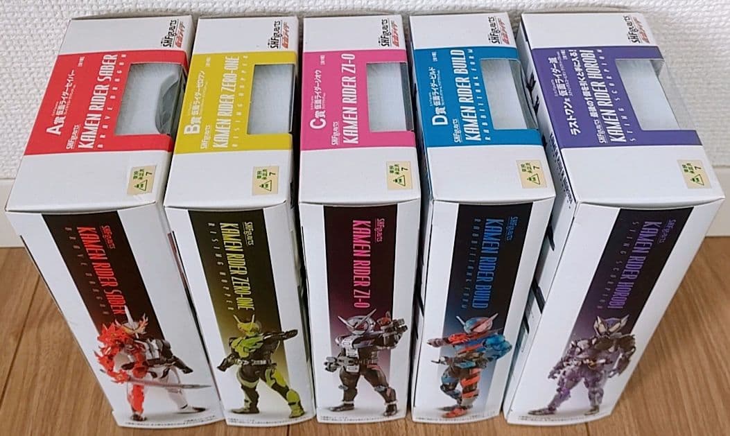 一番くじ 仮面ライダー A.B.C.D.ラストワン ５種セット