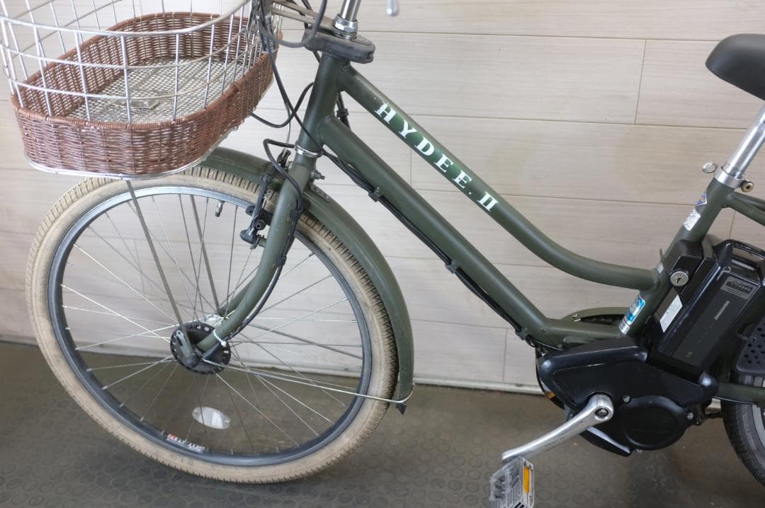新基準　ブリヂストン製　HYDEE.２　26インチ3段　8.7Ah充電器あり