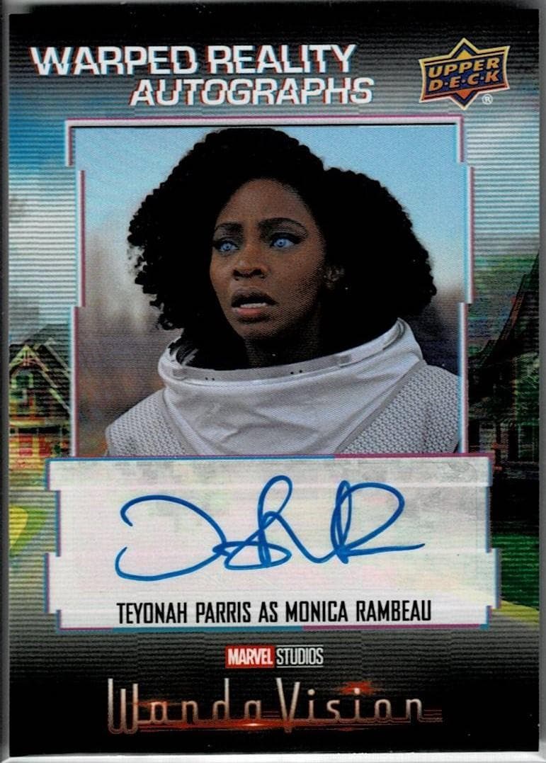 テヨナ・パリス モニカ・ランボー 22 Marvel マーベル 直筆サインカード