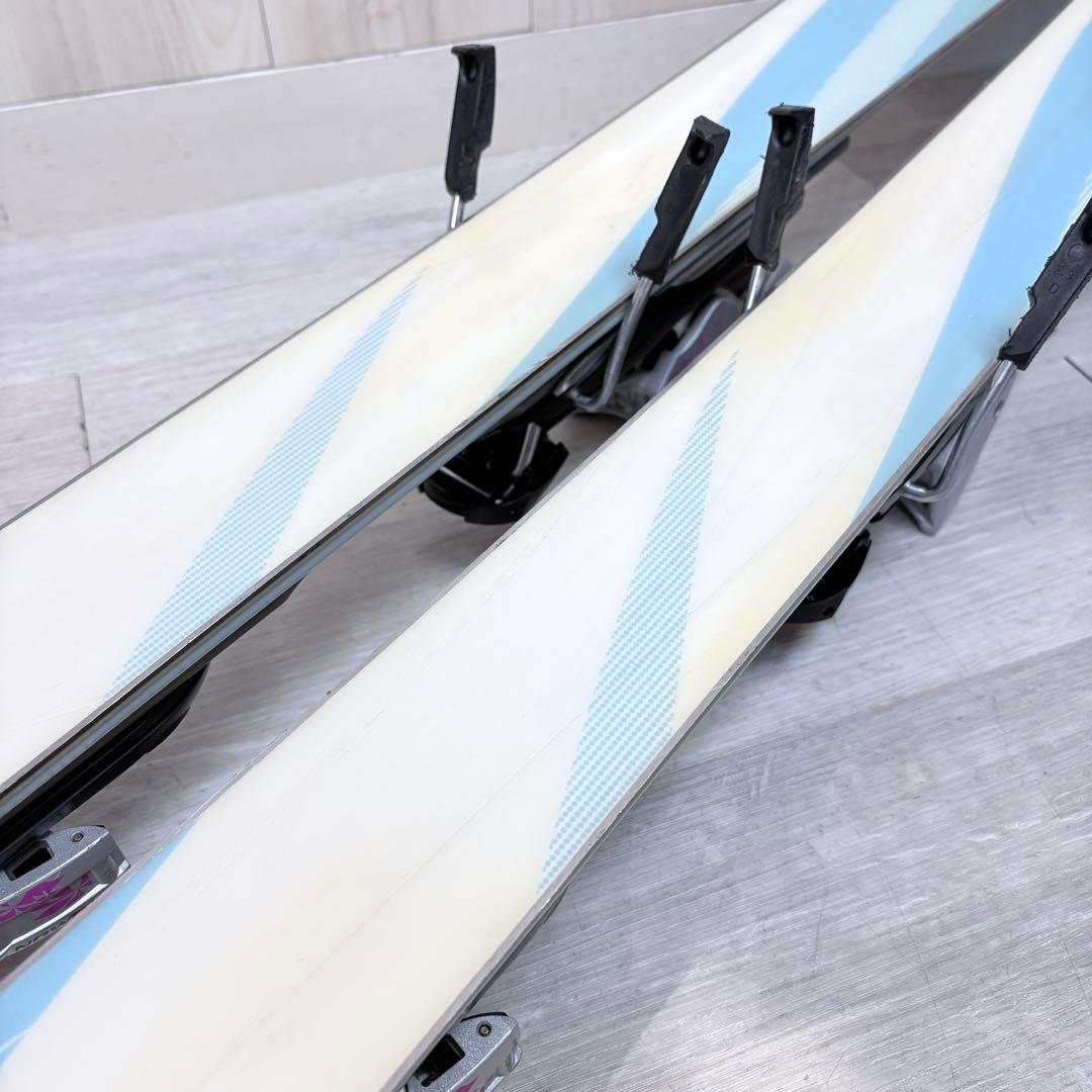 【レディーススキー】サロモン スキーセット 151cm カーボンポール